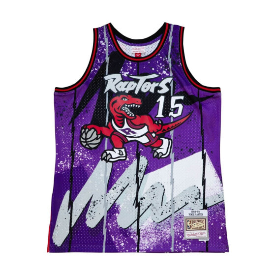 Mens Mitchell & Ness NBA HYPER HOOPS SWINGMAN JERSEY - RAPTORS 1998 VINCE CARTER