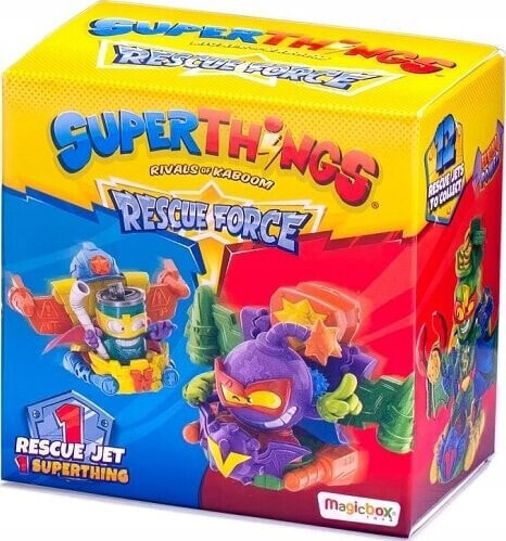 Superthings SUPERTHINGS Rescue Force Force Jet figurka, pojazd