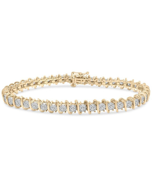 Diamond Tennis Bracelet (2 ct. t.w.) in 10k Gold, Created for Macy's