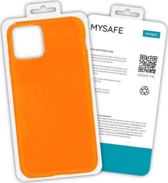 Mysafe MYSAFE ETUI NEO IPHONE 7/8/SE 2020 POMARAŃCZOWY PUDEŁKO