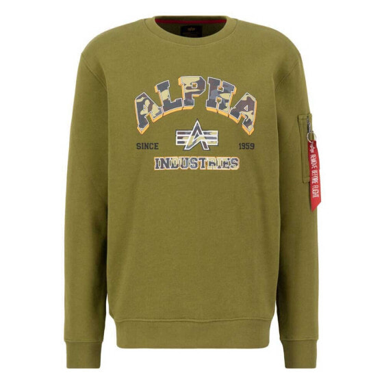 ALPHA INDUSTRIES College Camo Sweater