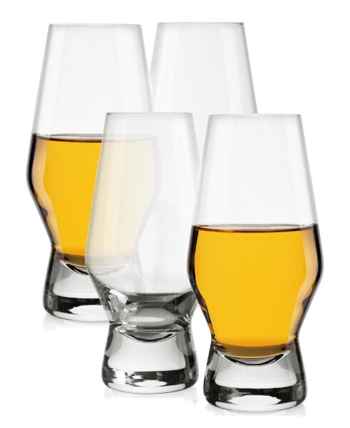 Halo Whiskey Glasses, Set of 4