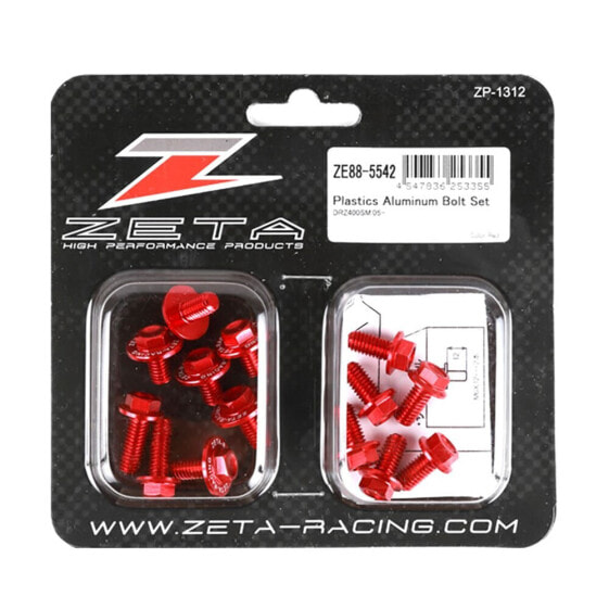 ZETA Suzuki DRZ 400 05-19 ZE88-5542 Aluminium Fairing Screw Kit