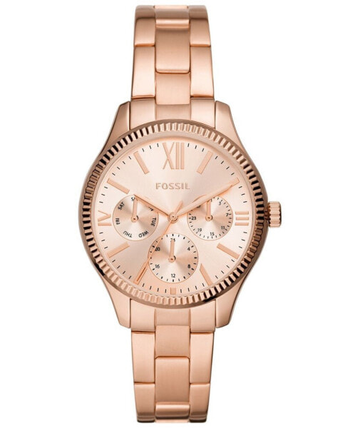 Women's Rye Multifunction Rose Gold-Tone Stainless Steel Watch, 36mm