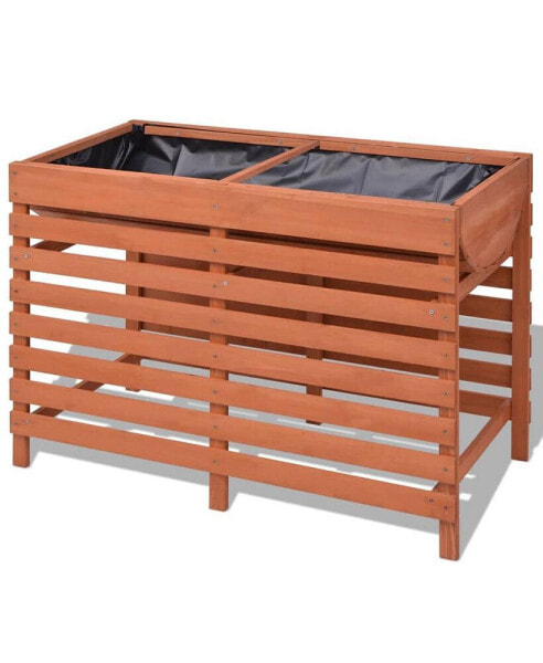 Planter Bed 39.3"x19.6"x27.9" Wood