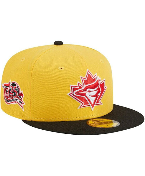 Головной убор мужской New Era Toronto Blue Jays Yellow, Black Grilled 59FIFTY