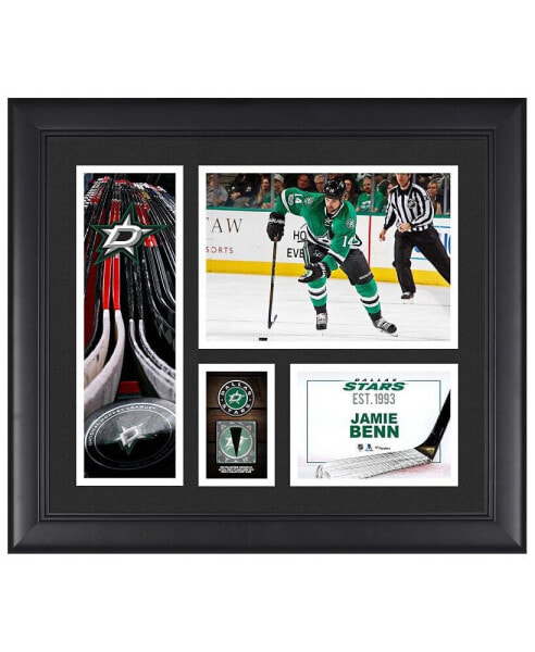 Jamie Benn Dallas Stars Framed 15" x 17" Player Collage with a Piece of Game-Used Puck