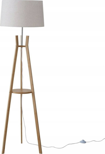 Lampa podłogowa Boltze Lampa stojąca do salonu AVAL, klosz z materiału imitującego len, 153 cm