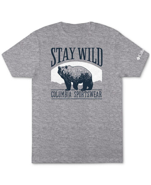 Men's Oso Stay Wild Logo Graphic T-Shirt
