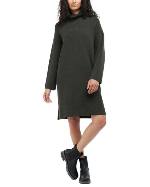 Barbour Stitch Wool-Blend Knee-Length Dress Women's
