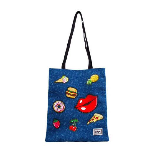 OH MY POP Patches Shopping Bag