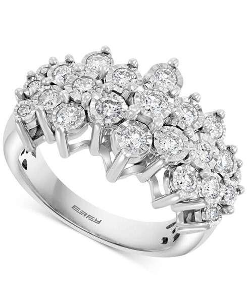 EFFY® Diamond Cluster Ring (1 ct. t.w.) in 14k White Gold or 14k Yellow & White Gold