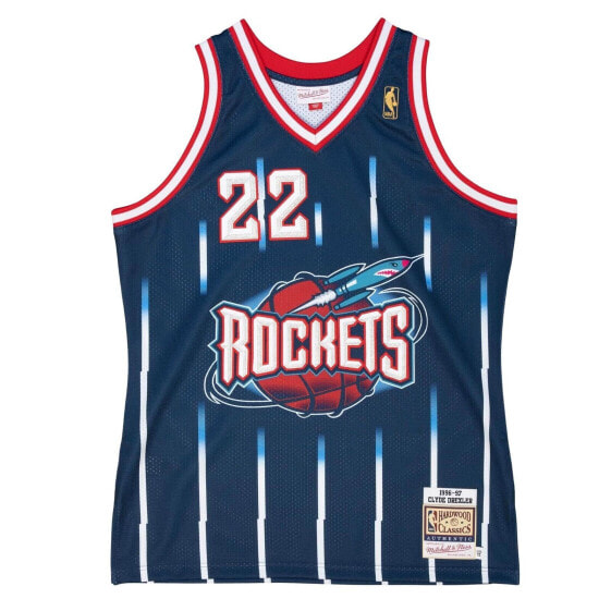 MITCHELL & NESS NBA AUTHENTIC ROAD JERSEY HOUSTON ROCKETS 96 CLYDE DREXLER