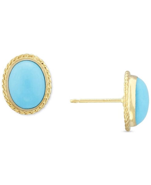 Серьги Macy's Sleeping Beauty Turquoise Stud