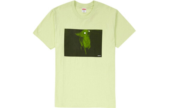 Supreme FW18 Chris Cunningham Chihuahua Tee Pale Mint 吉娃娃短袖T恤 男女同款 薄荷绿 送礼推荐 / Футболка Supreme FW18 Chris Cunningham Chihuahua Tee Pale Mint T SUP-FW18-836