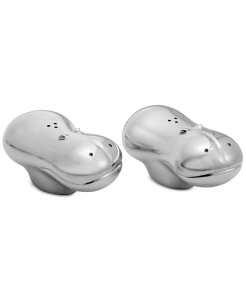 Savanna Hippo 2-Pc. Salt & Pepper Shaker Set