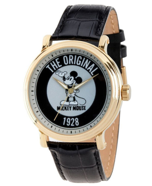 Часы и аксессуары ewatchfactory Мужские наручные часы Disney Mickey Mouse черного цвета 44 мм