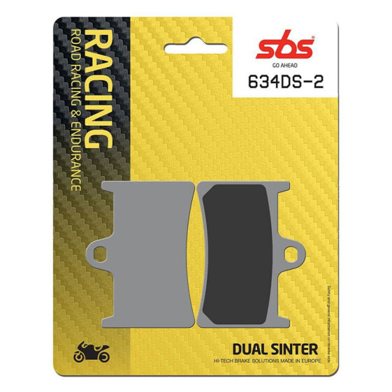 SBS Dual Dynamic Racing Concept 634DS-2 Sintered Brake Pads