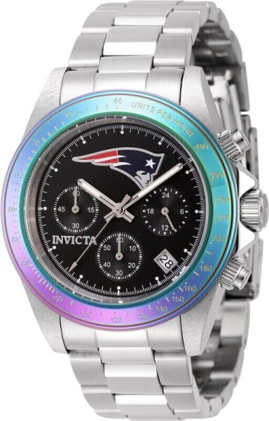 Часы Invicta NFL New England Patriots 40mm Steel