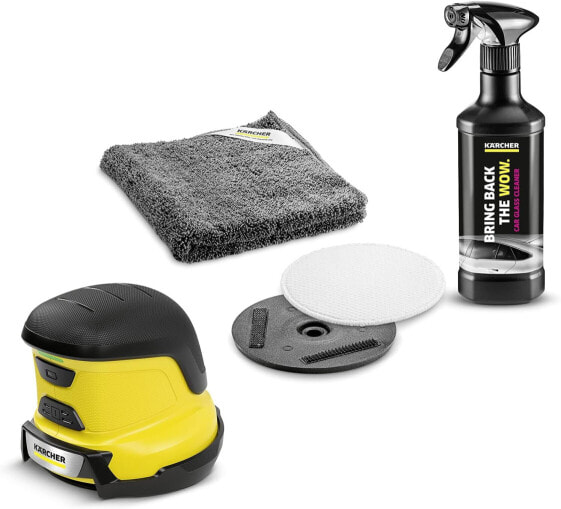 Kärcher EDI 4 Electric Ice Scraper and Car Window Cleaning Kit, Effortless Ice Removal in Winter, Cleaning Car Windows in Summer