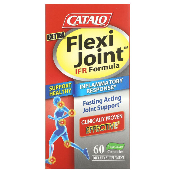 БАД для мышц и суставов Catalo Naturals Extra Flexi Joint, IFR Formula, 60 Вегетарианских капсул