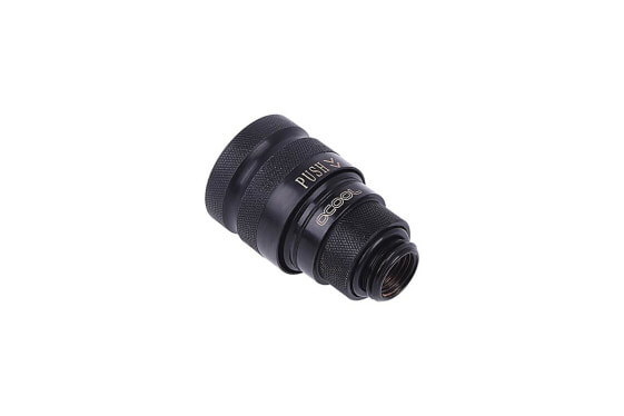 Alphacool 17441 - Fitting - Brass - Black - 1/4" - 32 mm - 86 mm