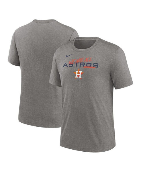 Men's Heather Charcoal Houston Astros We Are All Tri-Blend T-shirt
