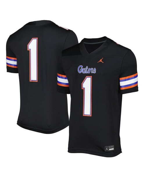 Men's #1 Black Florida Gators Alternate Game Jersey