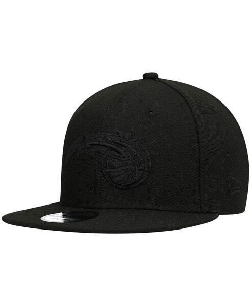 Men's Orlando Magic Black On Black 9Fifty Snapback Hat