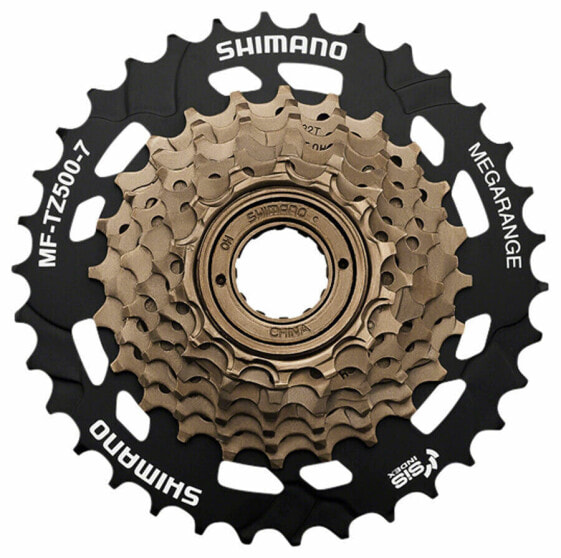 Кассета велосипедная Shimano Tourney TZ500 7-Speed Freewheel с MEGA RANGE / 14-34T / Screw-On