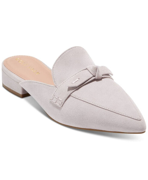 Women's Piper Bow Pointed-Toe Flat Mules