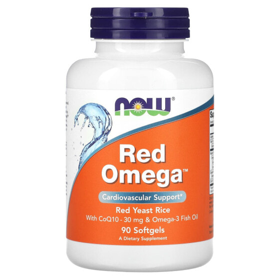Витамин Omega-3 NOW Red, 90 капсул