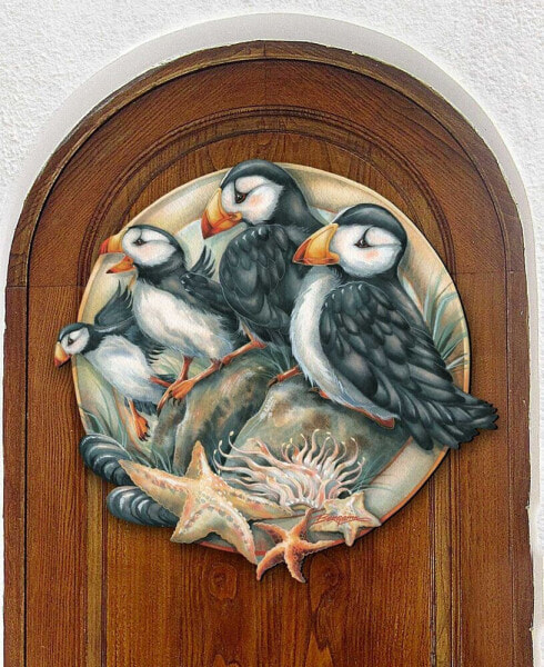 Send In the Clowns Puffins Holiday Wall Art