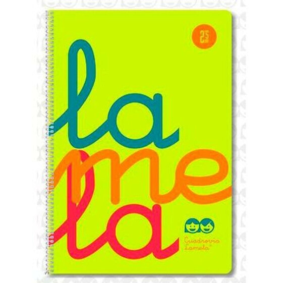 Notebook Lamela Fluor Yellow Din A4 5 Pieces 80 Sheets