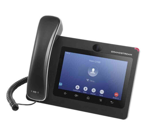 Grandstream Networks GXV3370 IP-телефон Черный Проводная телефонная трубка ЖК 16 линий Wi-Fi