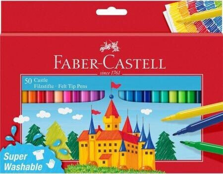 Faber-Castell Flamastry Zamek 50 kol. FABER CASTELL