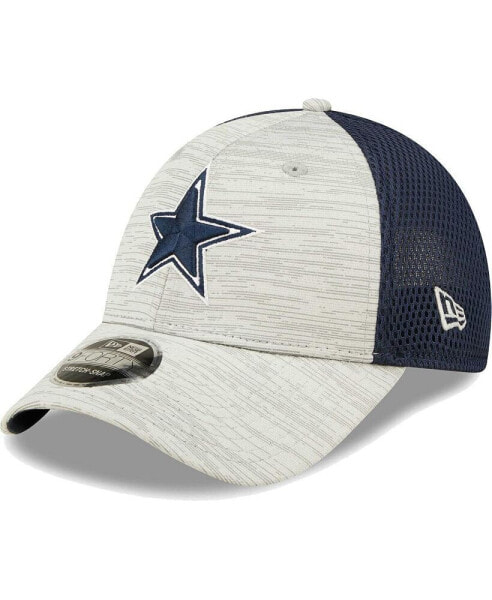 Men's Gray, Navy Dallas Cowboys Active 9FORTY Adjustable Snapback Hat