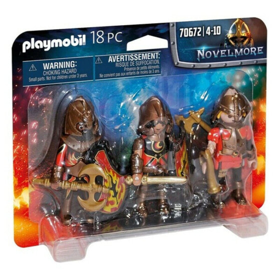 Игровой набор Playmobil 70672 Set of Figures Novelmore Fire Knights (Новелмор Огненные Рыцари)