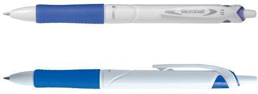 Ручка шариковая Pilot Acroball M бело-синяя 10 шт. (PIBAB15M-WLL-BG)