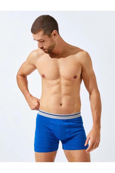 Pamuklu Basic 3'lü Boxer Set