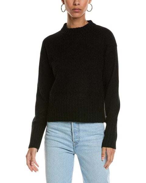 Brodie Cashmere Effie Cashmere Sweater Women's Black Xs