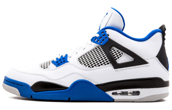 Кроссовки Nike Air Jordan 4 Retro Motorsports (Белый)