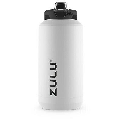 Zulu Goals 64oz Half Gallon Stainless Steel Jug - White