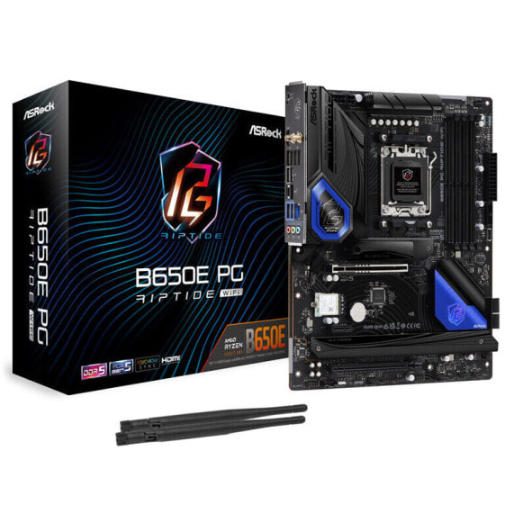 ASRock B650E PG Riptide WIFI, AMD B650 Mainboard - Sockel AM5, DDR5