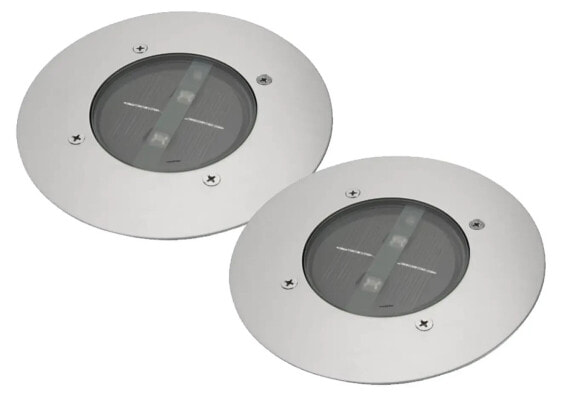 2x LED Bodeneinbaustrahler außen IP67