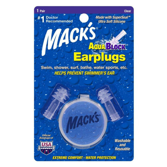 MACKS Mack´S Aquablock Earplugs 1 Pairs
