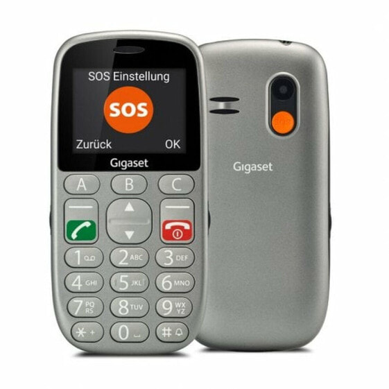 Мобильный телефон для пожилых людей Gigaset GL390 2,2" 32 ГБ оперативная память 2G Серый