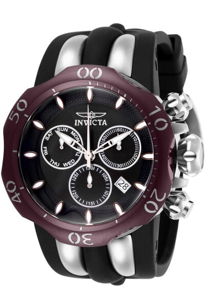 Invicta Men's 26662 Venom Quartz Chronograph Black Dial Watch