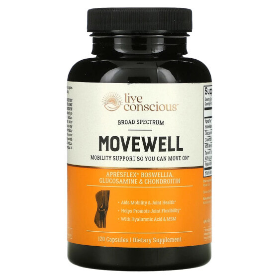 Пробиотики LIVE CONSCIOUS MoveWell, 120 капсул