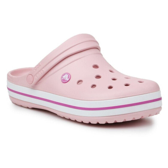 Сабо Crocs Crocband женские в розовом цвете